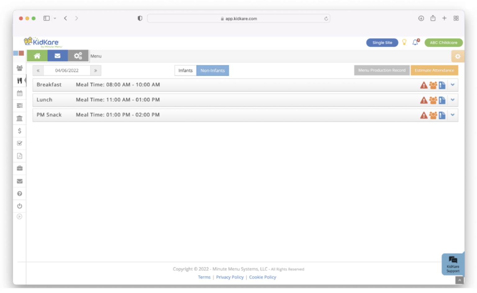 📋 cacfp menu management made simple with kidkare!... KidKare Food Program Software - Automate Your Claims Calculation